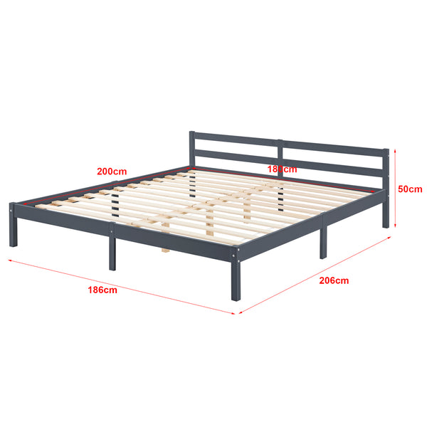 Houten bed Nakkila grenen met bedbodem en matras - 18 varianten