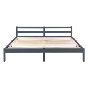 Houten bed Nakkila grenen met bedbodem en matras - 18 varianten