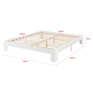 Houten bed Raisio grenen bedframe met bedbodem - 18 varianten
