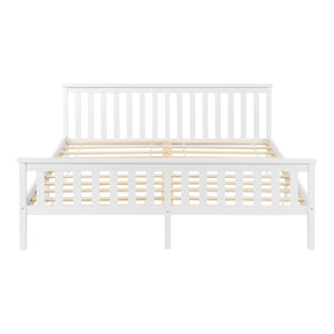 Houten bed Breda met bedbodem en matras - verschillende kleuren en maten