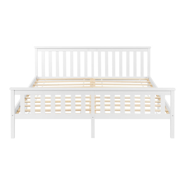 Houten bed Breda met bedbodem en matras - verschillende kleuren en maten