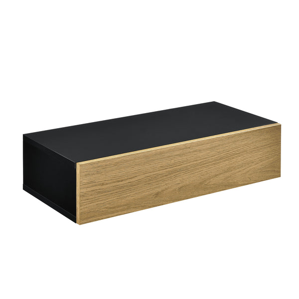Wandplank met lade 50x24x12cm 2 stuks set - verschillende kleuren