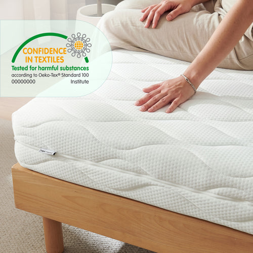 Matras koudschuim met gewatteerde tijk 1,5 cm - verschillende maten