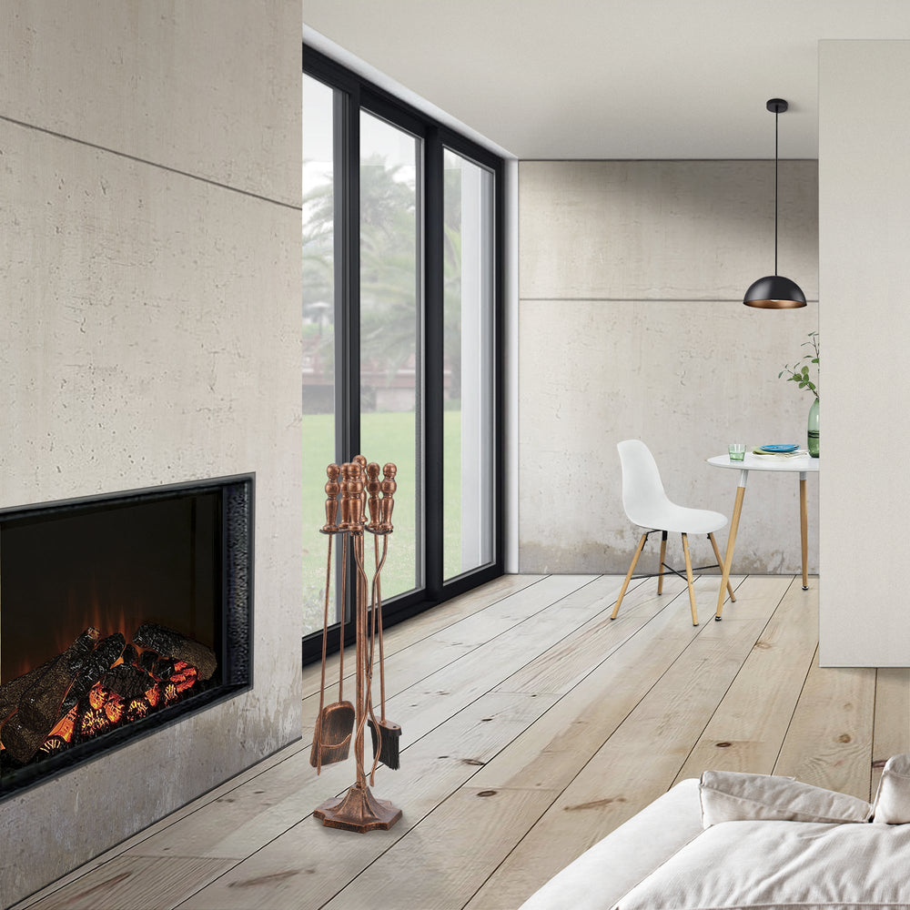 Kaminbesteck Dovre 5-delige haardset verschillende kleuren [en.casa] - premiumXL