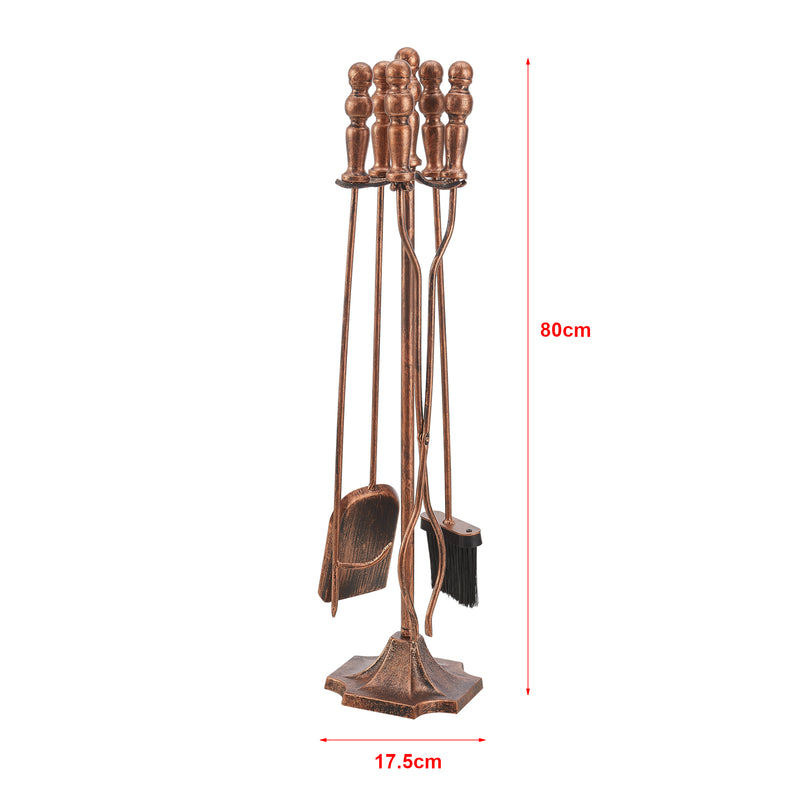 Maatschets [en.casa] Hardset 5-delig Dovre 80x17,5 cm met gereedschap - 2 varianten
