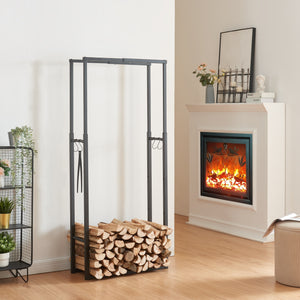 Kaminhoutrek Kasan met verstelbare grootte [en.casa] - premiumXL