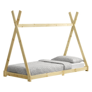 Juniorbed Tipi kinderbed Hori 90x200 cm grenen - 3 varianten