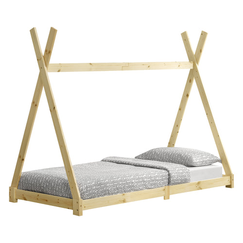 Juniorbed Tipi kinderbed Hori 90x200 cm grenen - 3 varianten