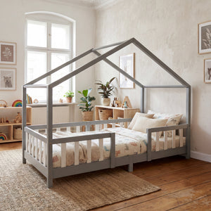 Kinderbed Treviolo huisbed [en.casa]