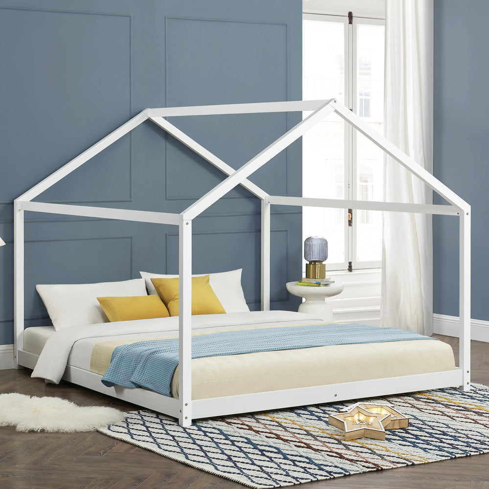 Kinderbed Cerro in versch. maten Wit [en.casa] - premiumXL