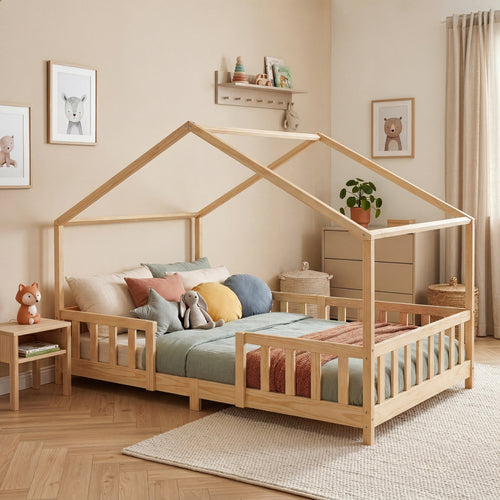 Kinderbed Treviolo huisbed [en.casa]