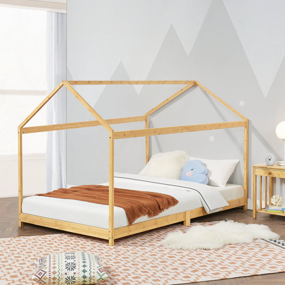 Kinderbed Vindafjord Bamboe in verschillende maten [en.casa] - premiumXL