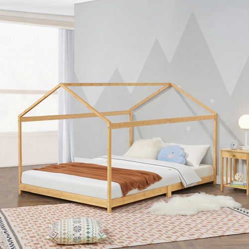 Kinderbed Vindafjord Bamboe in verschillende maten [en.casa] - premiumXL