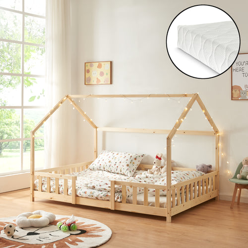 Kinderbett Sisimiut met matras [en.casa] - premiumXL