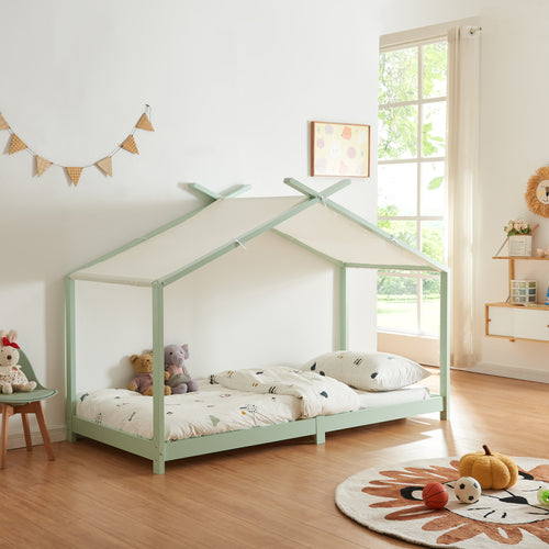 Kinderbed Brome huisbed 90x200 cm [en.casa]