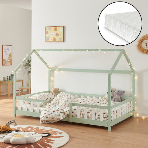 Kinderbett Sisimiut met matras [en.casa] - premiumXL