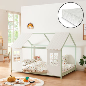 Halfopen kinderbed Tostedt met matras [en.casa] - premiumXL