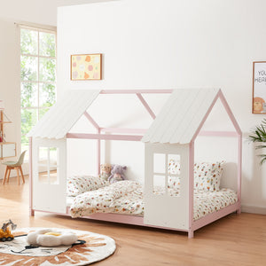 Halfopen kinderbed Tostedt div. maten en kleuren [en.casa] - premiumXL