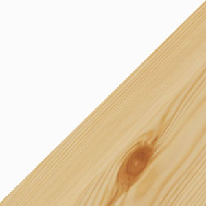 Kinderbed Surnadal huisbed met matras en lades hout wit naturel 90x200 cm [en.casa]