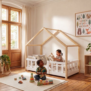 Kinderbed Treviolo huisbed [en.casa]