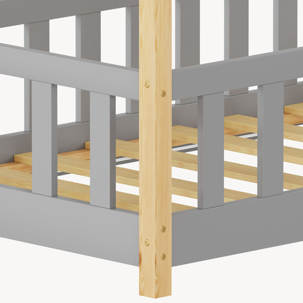 Kinderbed Treviolo huisbed [en.casa]