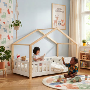 Kinderbed Treviolo huisbed [en.casa]