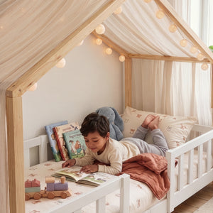 Kinderbed Treviolo huisbed [en.casa]