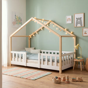 Kinderbed Treviolo huisbed [en.casa]