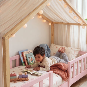 Kinderbed Treviolo huisbed [en.casa]