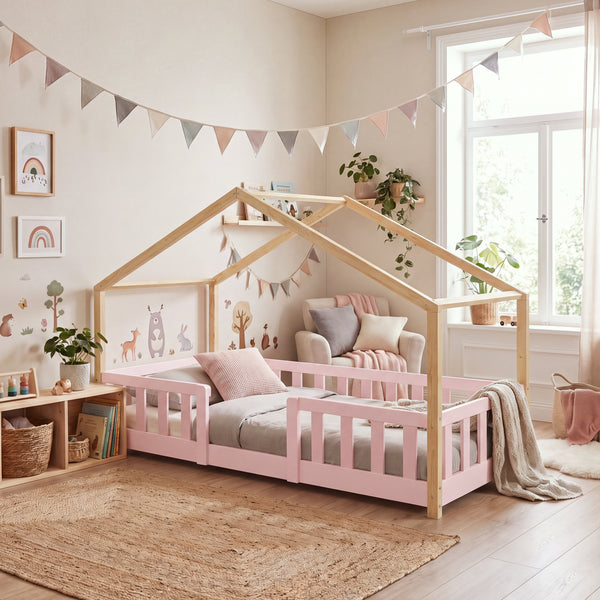 Kinderbed Treviolo huisbed [en.casa]