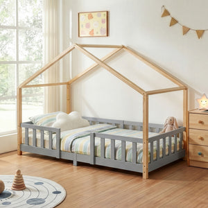 Kinderbed Treviolo huisbed [en.casa]