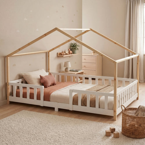 Kinderbed Treviolo huisbed [en.casa]