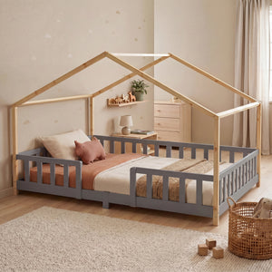 Kinderbed Treviolo huisbed [en.casa]