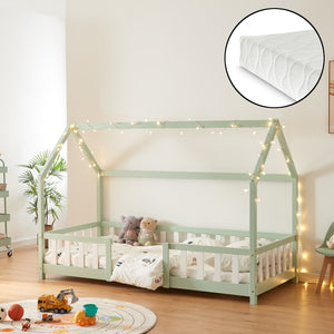 Kinderbett Sisimiut met matras [en.casa] - premiumXL