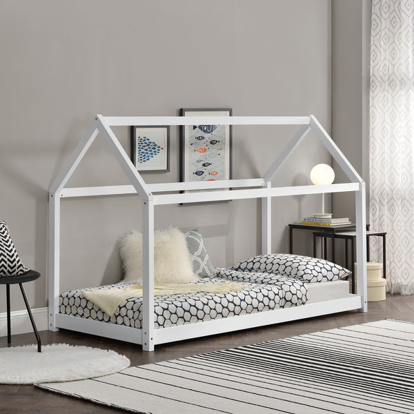 Kinderbed Netstal houten bed huisbed - verschillende kleuren en maten