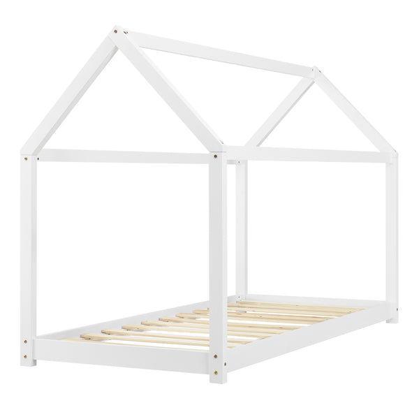 Kinderbed Netstal houten bed huisbed - verschillende kleuren en maten