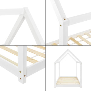 Kinderbed Netstal houten bed huisbed - verschillende kleuren en maten