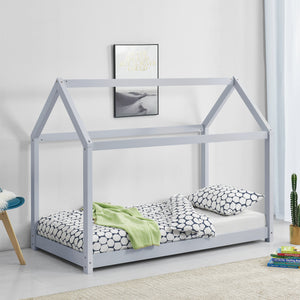 Kinderbed Netstal houten bed grenen huisbed - verschillende maten en kleuren