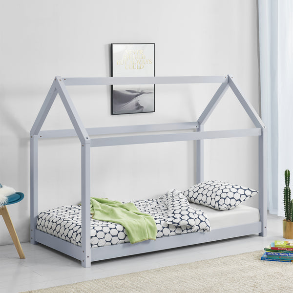 Kinderbed Netstal houten bed grenen huisbed - verschillende maten en kleuren