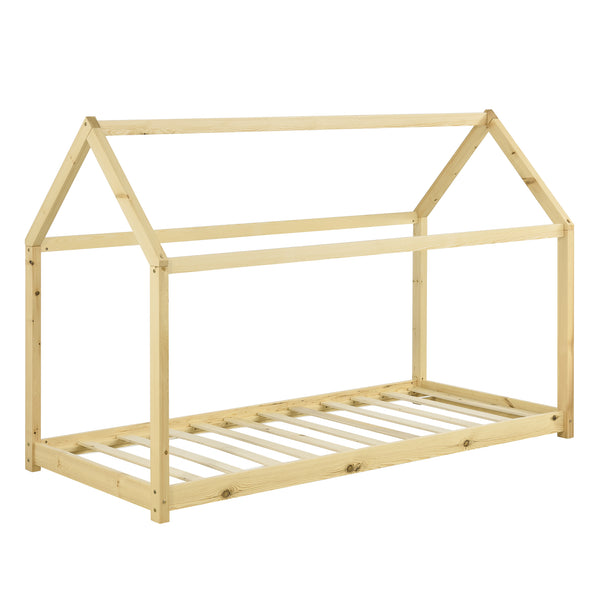 Kinderbed Netstal houten bed huisbed - verschillende kleuren en maten