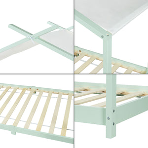 Kinderbed Brome huisbed 90x200 cm [en.casa]