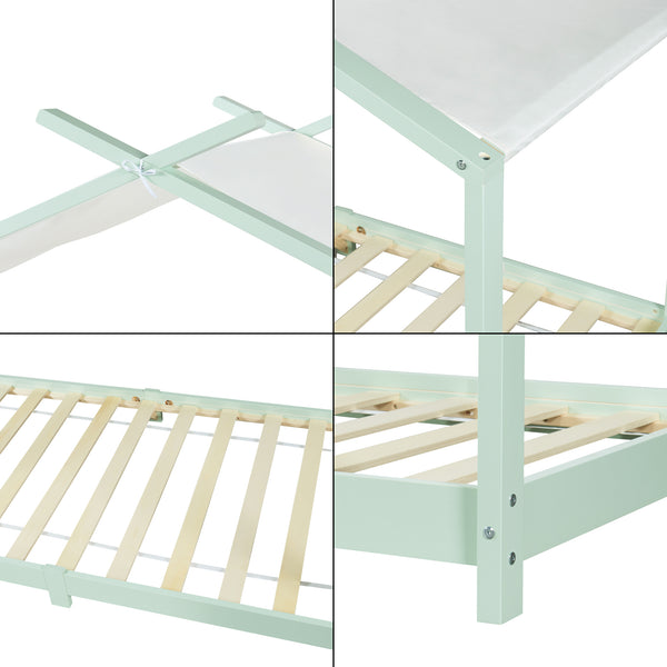 Kinderbed Brome huisbed 90x200 cm [en.casa]