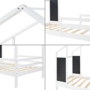 Kinderbed Lorenskog huisbed met matras 200x90 cm [en.casa]