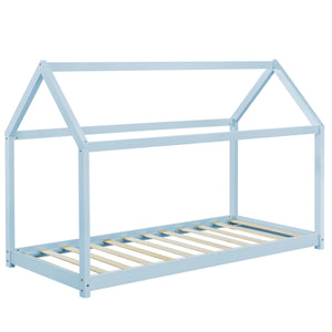 Kinderbed huisbed 200x90 met matras - verschillende kleuren