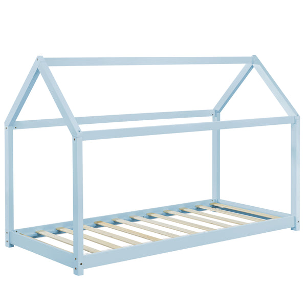 Kinderbed huisbed 200x90 met matras - verschillende kleuren