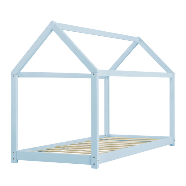 Kinderbed huisbed 200x90 met matras - verschillende kleuren