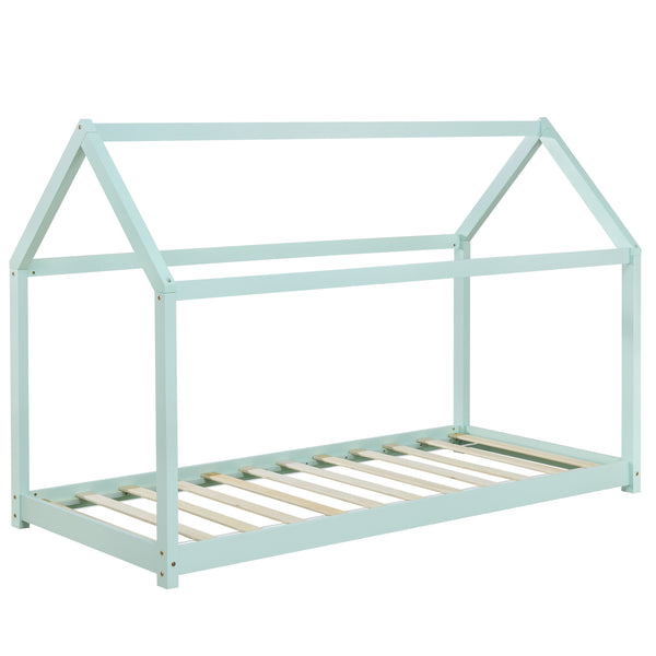 Kinderbed huisbed 200x90 met matras - verschillende kleuren