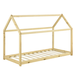 Kinderbed grenen bed huisbed 200x90 met matras - verschillende kleuren