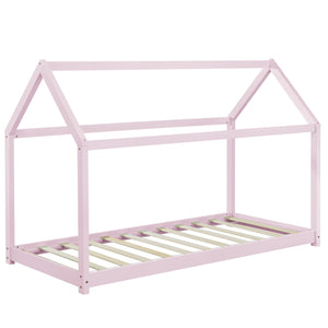 Kinderbed huisbed 200x90 met matras - verschillende kleuren