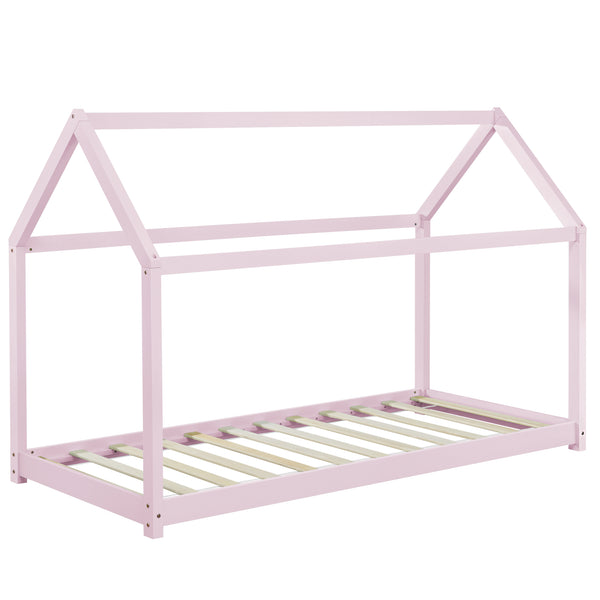 Kinderbed huisbed 200x90 met matras - verschillende kleuren